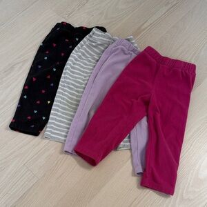 Set of Four microfleece pants